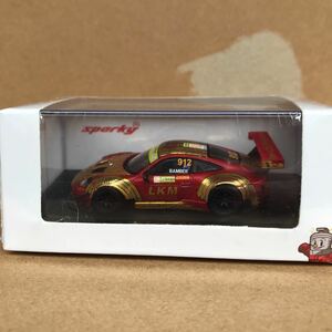 スパーク 1/64 マンタイ レーシング ポルシェ 911 GT3 #912 E.バンバー　FIA GTワールドカップ　マカオGP 2018 4位