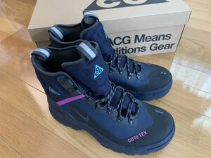 【未使用】ナイキ ACG エアズーム ガイアドーム GORE-TEX オブディシアン（ダークネイビー） US11 29.0 検 登山 トレッキング 1円スタート