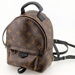 【美品】LOUIS VUITTON ルイヴィトン パームスプリングス バックパック MINI モノグラム M44873 RFID（ICチップ入り)