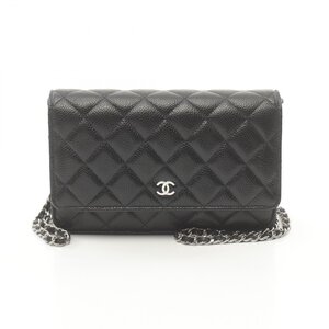 シャネル マトラッセ ブランドオフ CHANEL レザー ショルダーバッグ キャビアスキン 中古 レディース