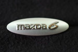 □ MAZDA ピンバッジ mazda6 アテンザ W30mm rcitys マツダ2 欧州発売記念品 EUROコレクション