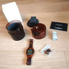 BEAMS × TIMEX べっ甲　腕時計