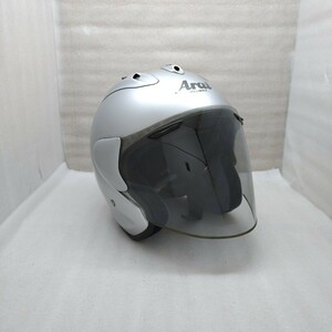 Arai アライ SZ-RamⅡ シルバー SZ-Ram2 ラム2 ジェットヘルメット Lサイズ 59-60cm