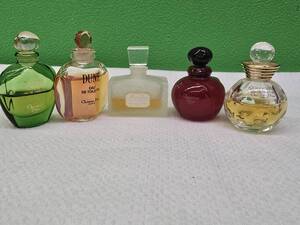 クリスチャンディオール Christian Dior POISON/DUNE/miss Dior/DOLCE VITA ミニ香水 5個まとめて 香水 オードトワレ 現状販売