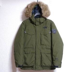 THE NORTH FACE ノースフェイス マクマードパーカ ダウンジャケット GORE THERMIUM メンズ Lサイズ 正規品 オリーブ カーキ Z3567