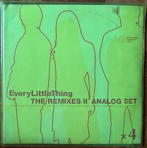 4枚組12"EP22曲入★Every Little Thing★THE REMIXES II 2 ANALOG SET★Tuff Jam HAL Soft Ballet Dub Master X m-flo★超音波洗浄済