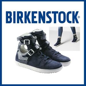 ○★新品 未使用 BIRKENSTOCK テッサロニキ ネイビー 24cm○●