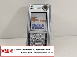 【モック・送料無料】 NOKIA 6680 シルバー 2005年製 日本未発売 ○ 平日13時までの入金で当日出荷 ○ 模型 ○ モックセンター