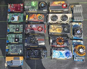 グラフィックカード/ビデオカード 19点まとめ ★HD5770*2/GTX460*2/N560GTX*2/8800GT/GTX280など★ ジャンク扱い