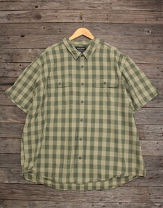 FILSON ビッグサイズ LIGHTWEIGHT S/S KITSAP WORK SHIRT オリーブ×カーキ 表XXXL