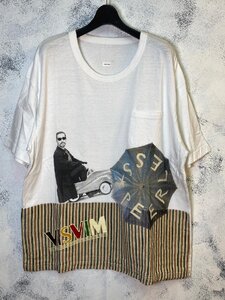 ☆VISVIM ビズビム☆ 20SS JUMBO TEE ジャンボTシャツ カレッジ PEERLESS 0120105010027 ホワイト