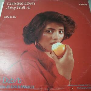 Christine Lewin - Juicy Fruit // Kufe Records 12inch / 藤原ヒロシ / Chosen Few / Mtume / Lovers / Lwin / AA2529
