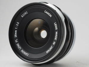 ★実用品★ キヤノン CANON FL 28mm F3.5 #TA2900