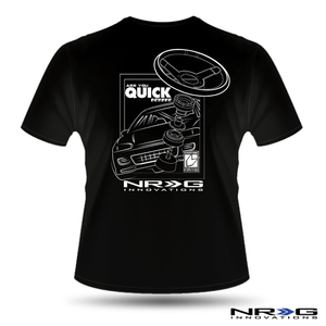 NRG are you Quick Enough Tシャツ 黒 Lサイズ USDM JDM クイックリリース 正規輸入品 US仕様