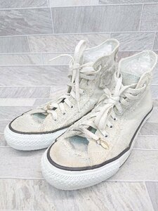 ◇ converse コンバース 1705 ハイカット スニーカー シューズ サイズ25.0cm ライトブルー系 オフホワイト系 レディース P