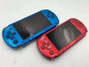 ♪▲【SONY ソニー】PSP PlayStation Portable 2点セット PSP-3000 まとめ売り 0122 7