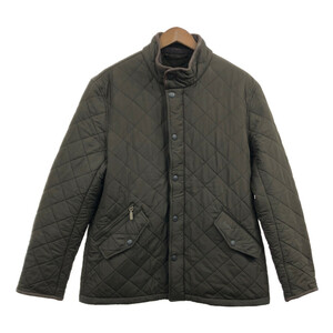 Barbour バブアー PUTNEY SPORTS QUILT キルティングジャケット カーキ (メンズ XL) 中古 古着 Q5294