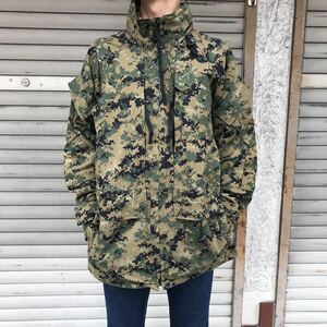 00s 米軍実物 USMC USN USNavy MSU海軍 海兵隊 ECWCS デジタル 迷彩 ミリタリー GORE-TEX ゴアテックス パーカー デジカモ S-R Gen2