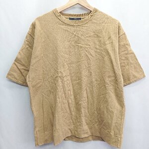 ◇ SHIPS シップス 半袖 Tシャツ サイズM ベージュ メンズ E