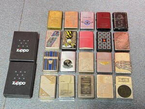 ZIPPO ジッポ オイルライター ライター 喫煙グッズ 喫煙具 オイルライター等 20個セット 中古品