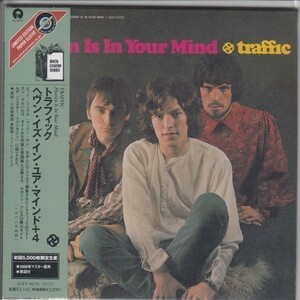 【未開封】紙ジャケ TRAFFIC/HEAVEN IS IN YOUR MIND（国内盤CD）