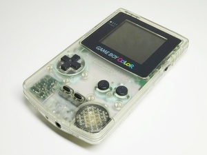 ゲームボーイ カラー 本体 スケルトン クリア 動作確認済 MODEL NO. CGB-001 GAME BOY COLOR Nintendo 任天堂 MADE IN JAPAN