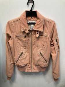 ◆Abercrombie＆fitch アバクロンビー＆フィッチ コーデュロイジャケット ピンク Sサイズ レディース アウター 中古◆12491★