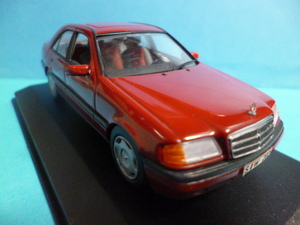 1/43ミニチャンプス メルセデス ベンツ C180 レッド MERCEDES-BENZ MINICHAMPS