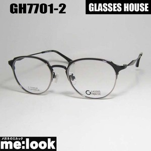 GLASSES HOUSE　グラスハウス 眼鏡 メガネ フレーム サングラス GH7701-2-50 ブラック