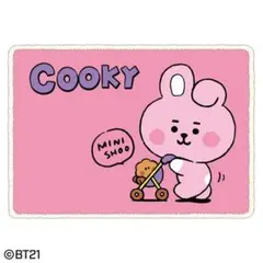 BT21 ボア COOKY ひざ掛け マスコット ひざかけ 70×100cm