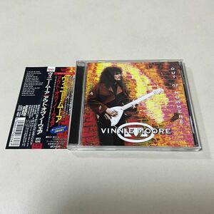 国内盤 帯付 USギタリスト Vinnie Moore Out Of Nowhere アウトオヴノーウェア／ヴィニームーア/UFO