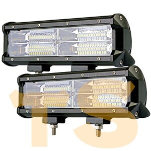 ..新品.. 作業灯 投光器 9インチ (ホワイト_6500K) 9C-144W ジムニー 2個 LEDワークライト 12V/24V 14400LM 144W 前照灯 トラック