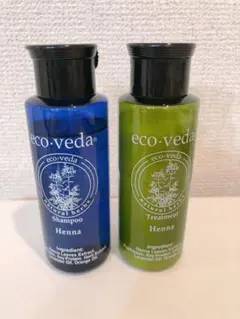 eco-vedaマヘンディシャンプー&トリートメント100mlセット