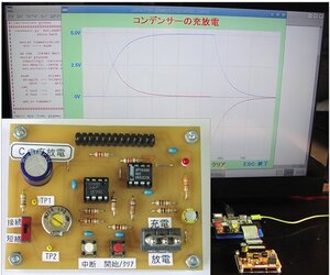 Ｒａｓｐｂｅｒｒｙ　ｐｉ★コンデンサーの充放電計測キット