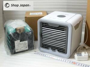 8◎Shop Japan ここひえ 冷風扇 品番FN005942 取り扱い説明書 オリジナル箱 未使用品