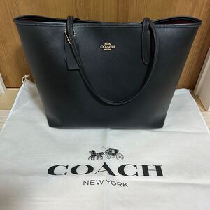 送料無料★COACH コーチ ビジネス トートバッグ ブラック