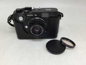 S178＃【動作/精度未確認】LEICA ライカ CL フィルムカメラ SUMMICRON-C 1:2/40 LEITZ WETZLAR レンズ 現状品 ジャンク品 ※パーツ破損有