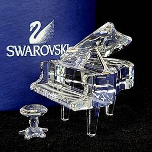 ・美品・スワロフスキー　SWAROVSKI グランドピアノ　ピアノ 置物　フィギュリン 174506 箱つき 廃番　希少　レア