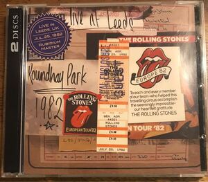 82年ベストライブThe Rolling Stones ローリングストーンズLive At Leeds: Roundhay Park 1982 / 2CD / Pressed CD / Live at Ro