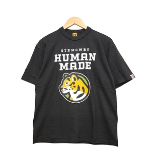 WC387 未使用 HUMAN MADE ヒューマンメイド 23SS GRAPHIC T-SHIRT #8 タイガー 半袖 Tシャツ Lサイズ ブラック HM26TE008 ●60