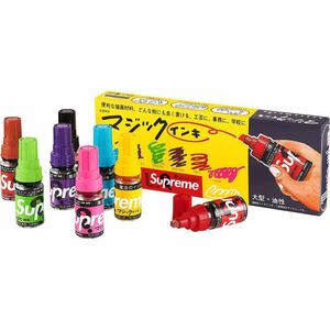 送料無料 Supreme Magic Ink Markers (Set of 8) シュプリーム マジック インク マーカーズ 8色セット Box Logo ボックスロゴ 新品未使用