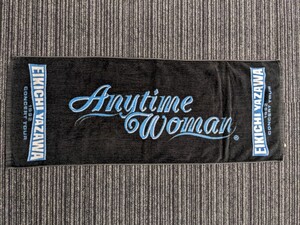 矢沢永吉　フェイスタオル　Anytime Woman 1992　中古品