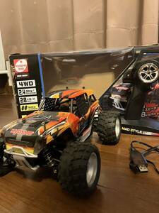 ほぼ新品　スピードMAX ラジコン マッドスタイルリザード　京商4WD 最高速28km 最強バギー