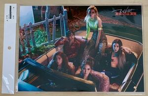 レッドベルベット Red Velvet Kポップ 韓国5人組女性アイドルグループのラミネート加工写真(A4サイズ下敷き)　