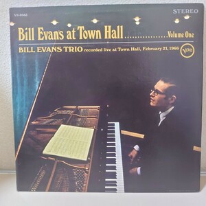 LP☆Bill Evans Trio/Bill Evans at Town Hall Volume One［VERVE/V6-8683/黒T字/両面VANGELDER刻印/ビル・エヴァンス］