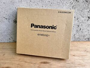 ②未開封品　Panasonic パナソニック eneloop エネループ 充電器セット K-KJ22MCC84 BQ-CC22充電式ニッケル水素電池 