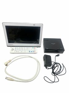 Y-415【Panasonic ポータブルテレビ　プライベート　ビエラ　チューナー　UN-10E7D リモコン付　パナソニック　VIERA】 