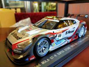 新品 1/18 S Road MOLA GT-R SUPER GT500 2015 Rd.3 Thai land Winner #46　