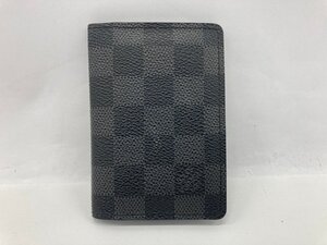 LOUIS VUITTON ルイヴィトン カードケース ダミエ グラフィット オーガナイザードゥポッシュ N63143 箱付き【DAARA019】