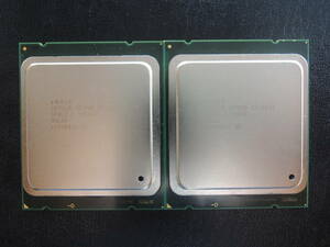 Intel LGA2011 8-Core Xeon E5-2658 SR0LZ 2.10GHz/20M/8GTs COSTA RICA 2個セット Dual動作画面有 定形外発送￥210可